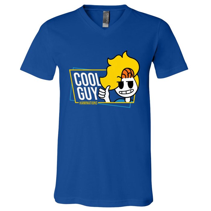 Haminations Cool Guy V-Neck T-Shirt