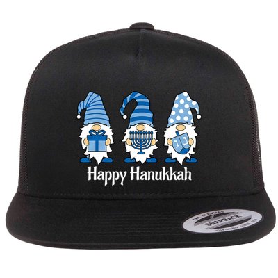 Happy Chrismukkah Gnomies Funny Hanukkah And Christmas Flatbill Hat