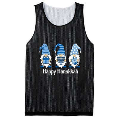 Happy Chrismukkah Gnomies Funny Hanukkah And Christmas Mesh Reversible Basketball Jersey Tank