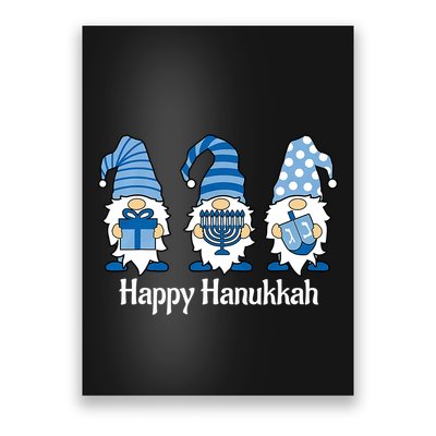 Happy Chrismukkah Gnomies Funny Hanukkah And Christmas Poster