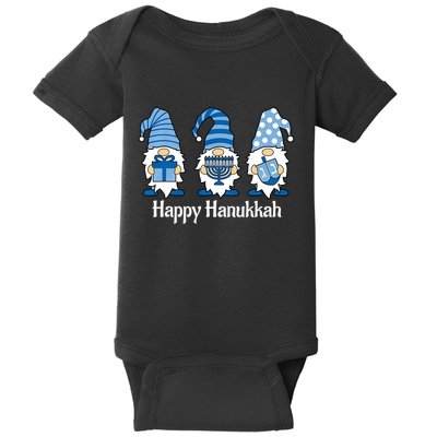 Happy Chrismukkah Gnomies Funny Hanukkah And Christmas Baby Bodysuit