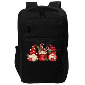 Hot Cocoa Gnomes Hot Chocolate Watch Christmas Movies Gift Impact Tech Backpack