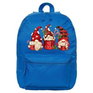 Hot Cocoa Gnomes Hot Chocolate Watch Christmas Movies Gift 16 in Basic Backpack