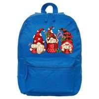 Hot Cocoa Gnomes Hot Chocolate Watch Christmas Movies Gift 16 in Basic Backpack