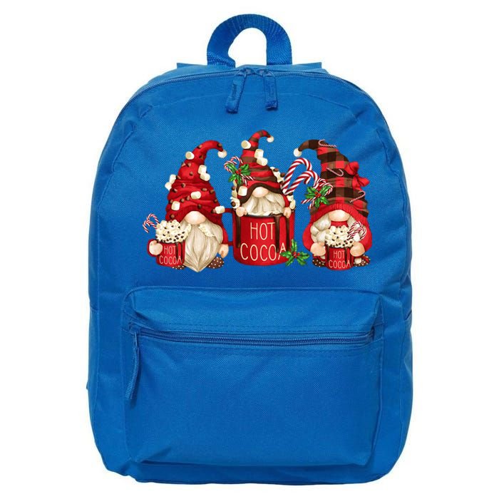 Hot Cocoa Gnomes Hot Chocolate Watch Christmas Movies Gift 16 in Basic Backpack