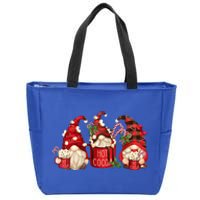 Hot Cocoa Gnomes Hot Chocolate Watch Christmas Movies Gift Zip Tote Bag