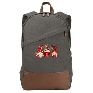 Hot Cocoa Gnomes Hot Chocolate Watch Christmas Movies Gift Cotton Canvas Backpack