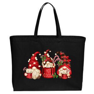 Hot Cocoa Gnomes Hot Chocolate Watch Christmas Movies Gift Cotton Canvas Jumbo Tote