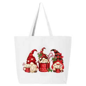 Hot Cocoa Gnomes Hot Chocolate Watch Christmas Movies Gift 25L Jumbo Tote