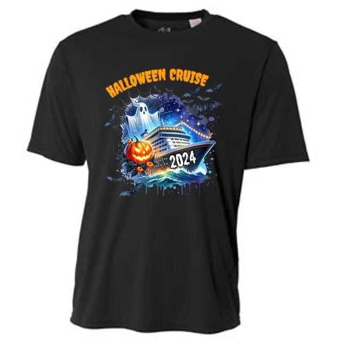 Halloween Cruise Ghost 2024 Matching Family Boo Cruise Squad Cooling Performance Crew T-Shirt