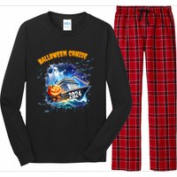 Halloween Cruise Ghost 2024 Matching Family Boo Cruise Squad Long Sleeve Pajama Set