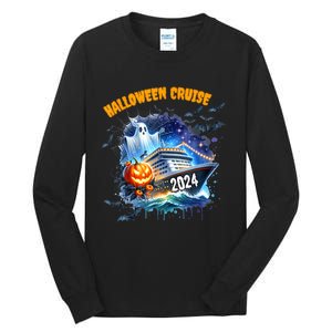 Halloween Cruise Ghost 2024 Matching Family Boo Cruise Squad Tall Long Sleeve T-Shirt