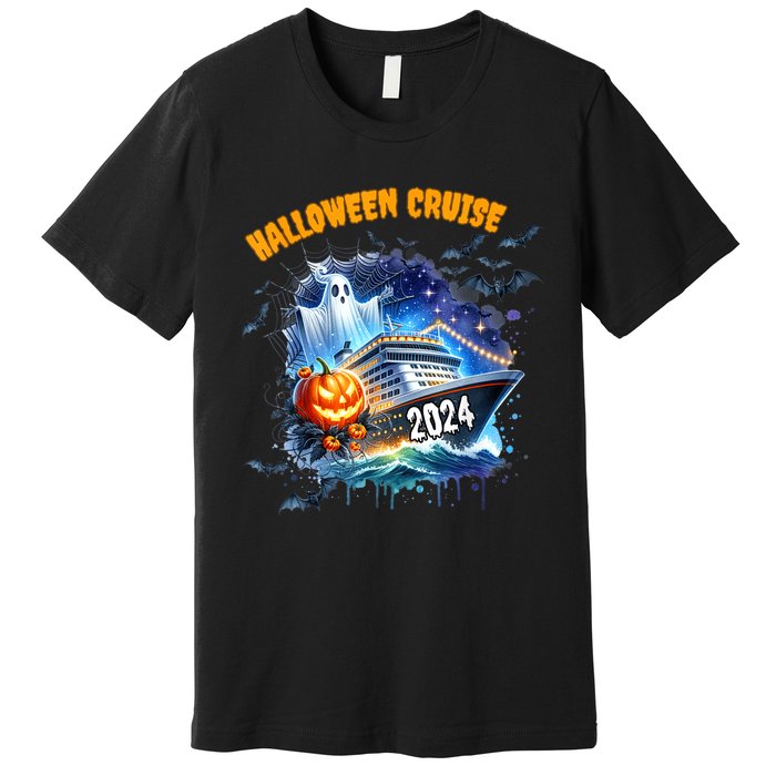 Halloween Cruise Ghost 2024 Matching Family Boo Cruise Squad Premium T-Shirt