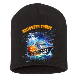 Halloween Cruise Ghost 2024 Matching Family Boo Cruise Squad Short Acrylic Beanie