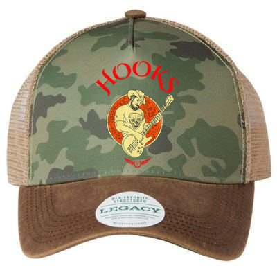 Hooks Cow & Guitar Legacy Tie Dye Trucker Hat