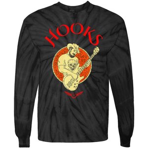 Hooks Cow & Guitar Tie-Dye Long Sleeve Shirt