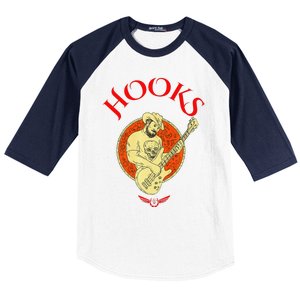 Hooks Cow & Guitar Baseball Sleeve Shirt