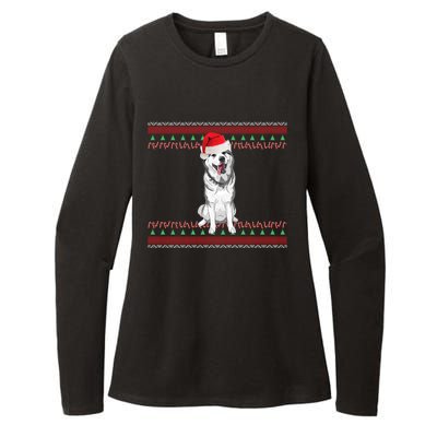 Husky Christmas Gift Womens CVC Long Sleeve Shirt