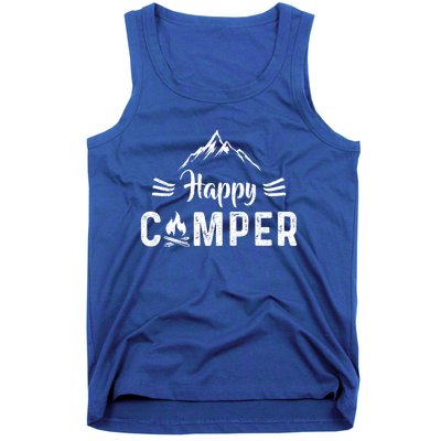 Happy Camper Gift For Camping Lovers Great Gift Tank Top