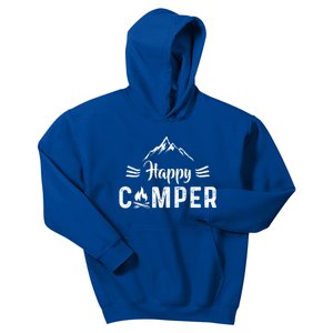 Happy Camper Gift For Camping Lovers Great Gift Kids Hoodie