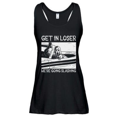 Horror Characters Get In Loser Were Going Slashing Ladies Essential Flowy Tank
