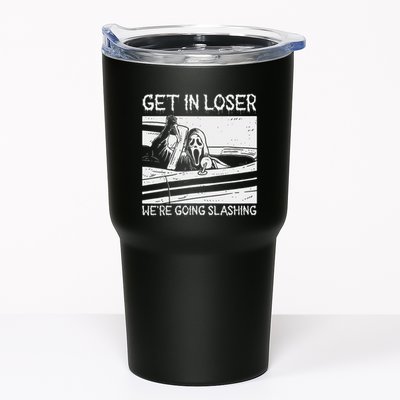 Horror Characters Get In Loser Were Going Slashing Tumbler