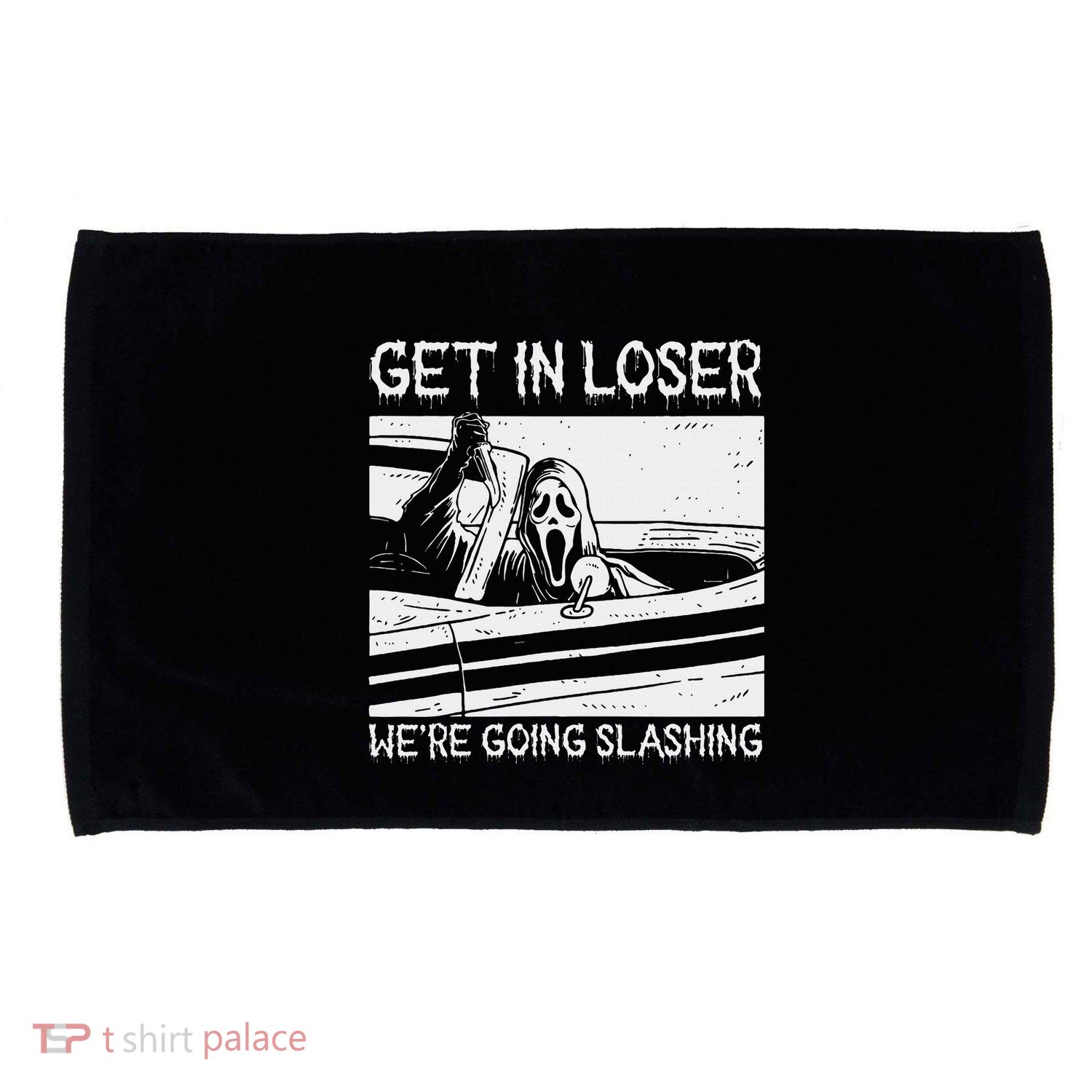 Horror Characters Get In Loser Were Going Slashing Microfiber Hand Towel