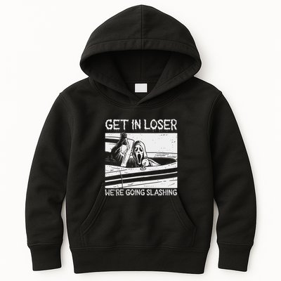 Horror Characters Get In Loser Were Going Slashing Kids Hoodie