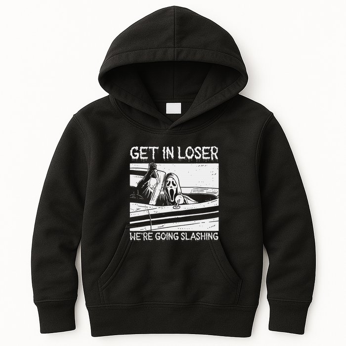 Horror Characters Get In Loser Were Going Slashing Kids Hoodie