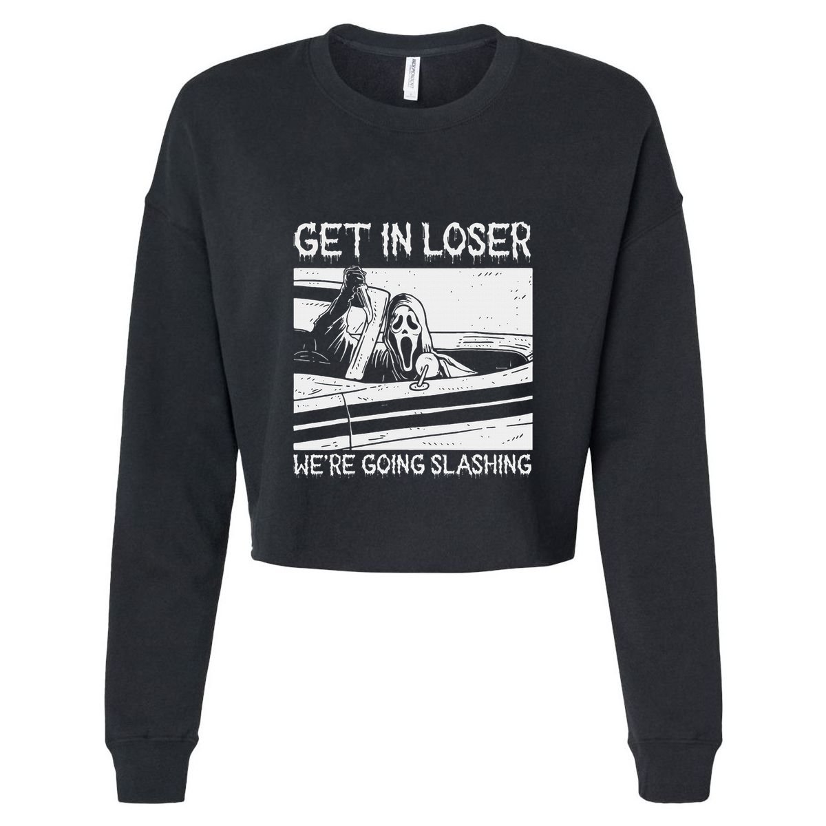 Horror Characters Get In Loser Were Going Slashing Kids Hoodie