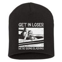 Horror Characters Get In Loser Were Going Slashing Short Acrylic Beanie