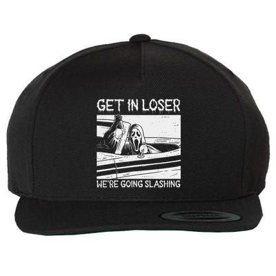 Horror Characters Get In Loser Were Going Slashing Wool Snapback Cap