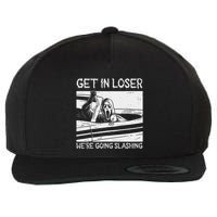 Horror Characters Get In Loser Were Going Slashing Wool Snapback Cap