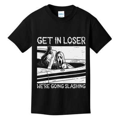 Horror Characters Get In Loser Were Going Slashing Kids T-Shirt