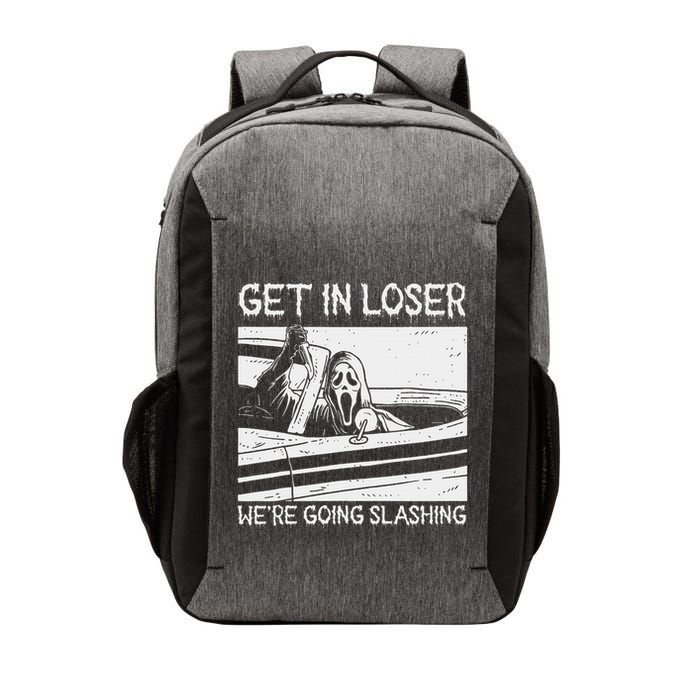Horror Characters Get In Loser Were Going Slashing Vector Backpack