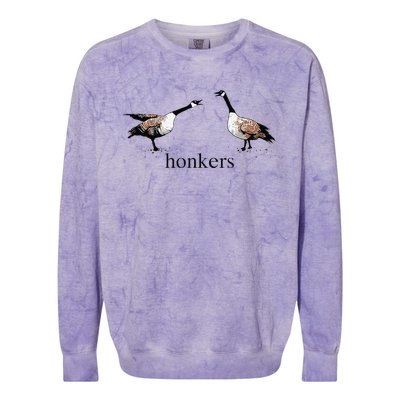 Honkers Cute Gift Colorblast Crewneck Sweatshirt