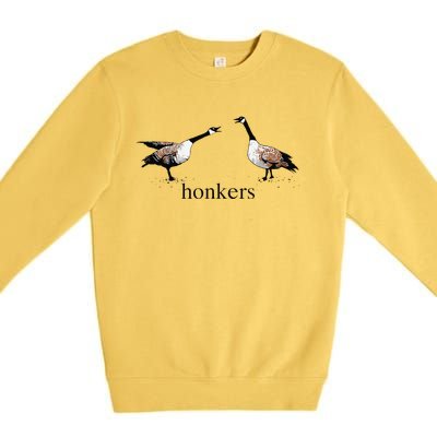 Honkers Cute Gift Premium Crewneck Sweatshirt