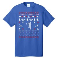 Hunter Christmas Gift Deer Hunting Ugly Christmas Tall T-Shirt