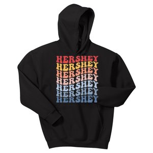 Hershey City Groovy Retro Kids Hoodie