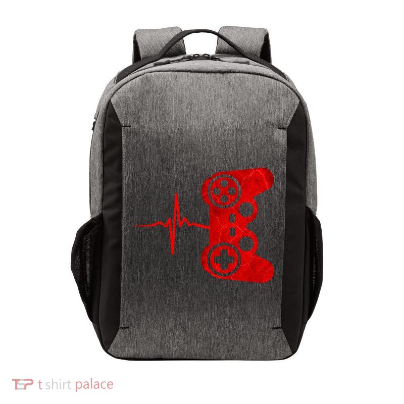 Heartbeat Controller Gamer Vector Backpack