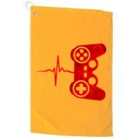 Heartbeat Controller Gamer Golf Towel
