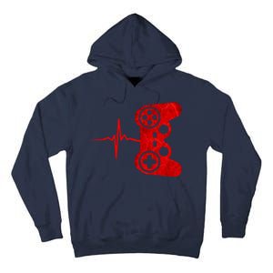 Heartbeat Controller Gamer Tall Hoodie