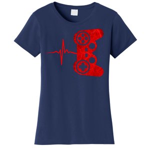 Heartbeat Controller Gamer Women's T-Shirt