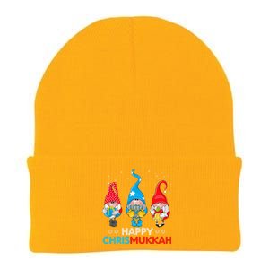 Happy Chrismukkah Gnomes Christmas Hanukkah Jewish Holiday Knit Cap Winter Beanie