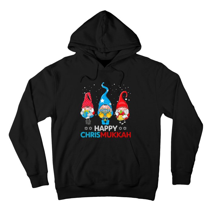 Happy Chrismukkah Gnomes Christmas Hanukkah Jewish Holiday Hoodie