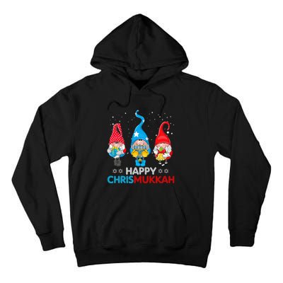 Happy Chrismukkah Gnomes Christmas Hanukkah Jewish Holiday Tall Hoodie