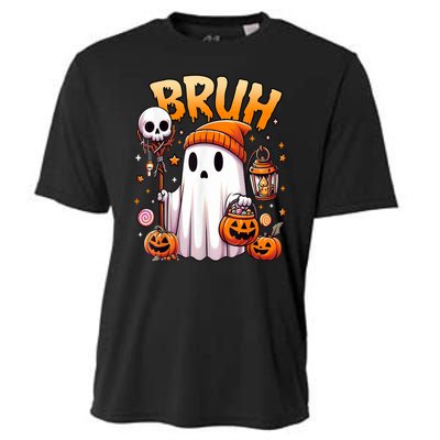 Halloween Cute Ghost Trick Or Treat Candy Bruh Ghost Gift Cooling Performance Crew T-Shirt