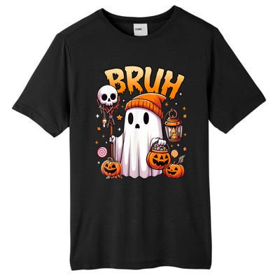 Halloween Cute Ghost Trick Or Treat Candy Bruh Ghost Gift Tall Fusion ChromaSoft Performance T-Shirt