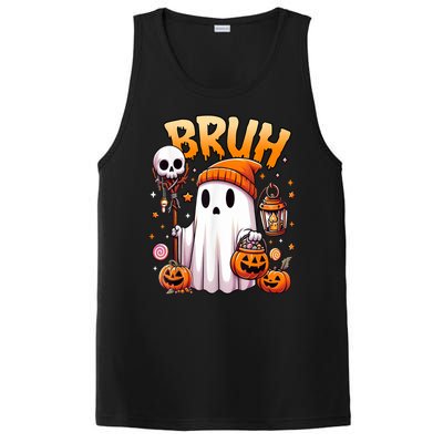 Halloween Cute Ghost Trick Or Treat Candy Bruh Ghost Gift PosiCharge Competitor Tank