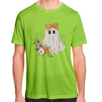 Halloween Coquette Ghost Flower Ghost Spooky Lace Ghost Gift Adult ChromaSoft Performance T-Shirt